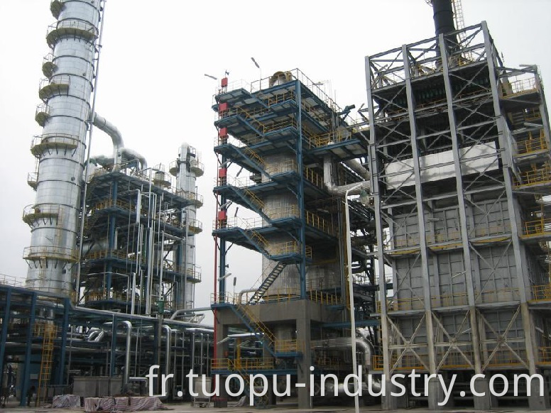 Steam superheater for chemical plant